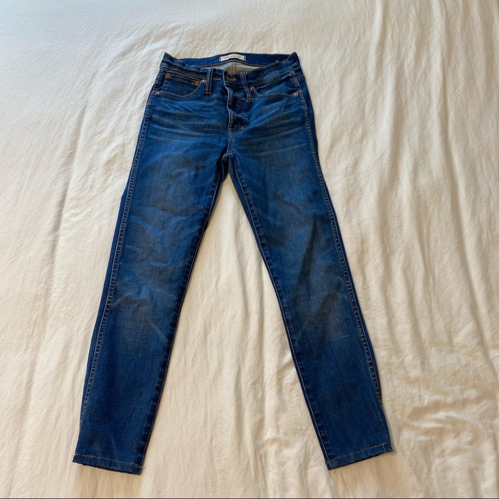 Madewell skinny jeans high rise